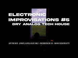 EL#5 - Dry Analog Tech House - (Jomox Alpha Base MK2, API The Box, Moog Slim Phatty, Oberheim OB-X8)