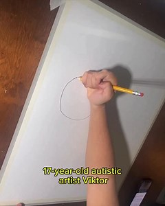 Meet the next big thing! 17-year-old autistic artist Viktor just blew our minds with his incredible drawing skills! This talented teen created an amazing robot that’s out of this world! We’re so proud of his creativity and perseverance. Keep shining, Viktor! #AutismAwareness #ArtisticTalent #RobotLove #robot #robotic | Vichy’s art
