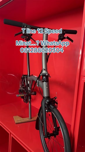 Brompton T line 12 speed Titanium body #spinwarriors #brompton