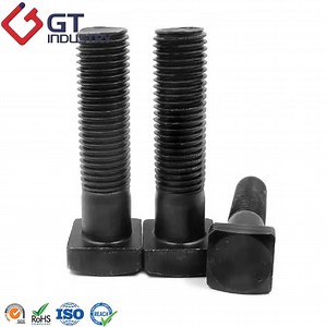 [Hot Item] ASTM A307 ASME B18.2.1 Full Thread Black Oxide Metric and Imperial Sizes Square Bolt