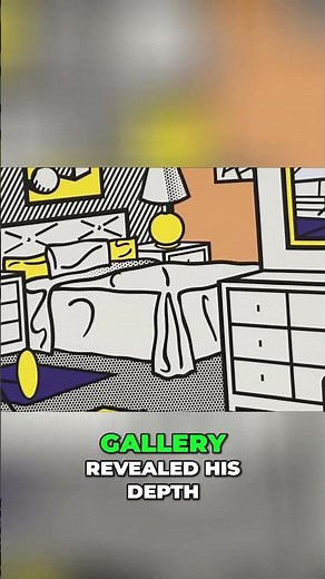 Roy Lichtenstein's Career: A Retrospective of His Genius #shorts