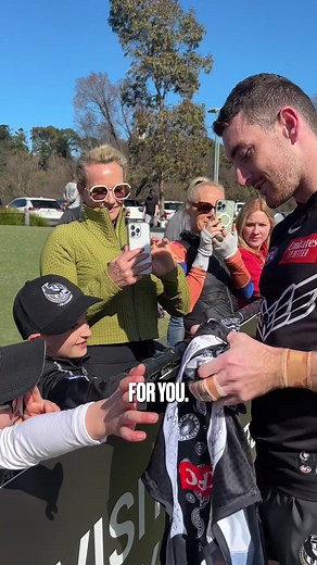 Exciting Collingwood AFL Training Session - Signed Jersey Giveaway and Smiles Galore