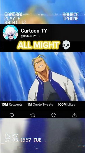 YOUNG ALL MIGHT 😱🤩 |#anime #myheroacademia #mha #shorts