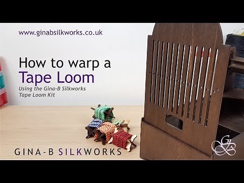 How to Warp a Tape Loom (and to weave on it)