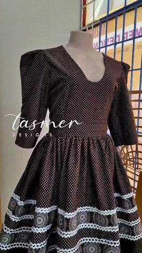 Shweshwe Traditional Dress: Trendy Designs & Styles | TasmerDesigns