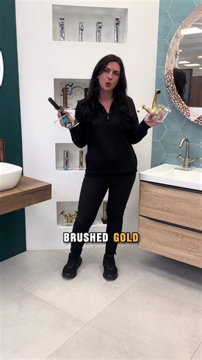 The bathroom tap debate… it’s a serious one. 👀 🖤 Matt black – modern, sleek and a bit boujee ✨ Brushed gold – classy, timeless and you just can’t beat it Which one are you choosing: matt black or brushed gold? Let us know in the comments 👇 #WatershedBathrooms
