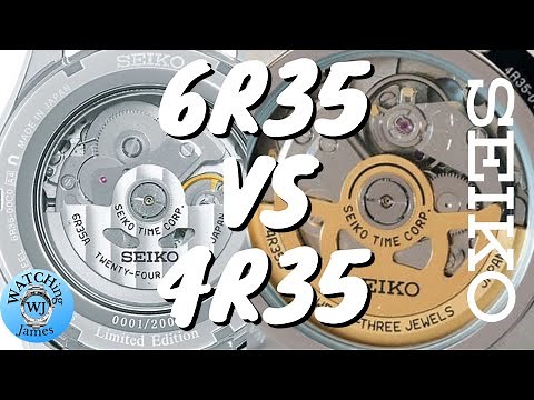 Seiko 6R35 and how it compares with the 4R35 movement