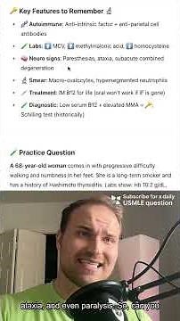 High Yield Step 1 Pernicious Anemia