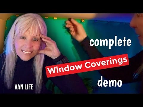 Step-by-Step: How I Cover My Windows (Full-Time Van Life)