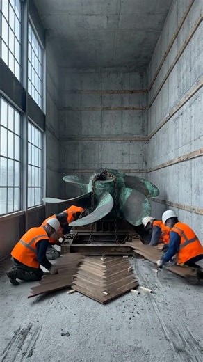 Building The 65-Ton 'Leviathan' Submarine Propeller Lounge