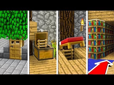 5 PASSAGES SECRETS QUE VOUS POUVEZ FAIRE DANS MINECRAFT !