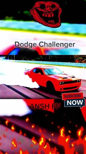 Dodge Challenger smoking drift on track 🤯💨