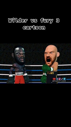 Cartoon Tyson fury vs wilder 3 #bronzebomber #gypsyking #knockout #furyvswilder3 #foryoupage #trilogy #bestfightever