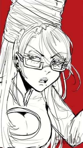 Bayy#bayonetta #speedpaint #digitalart #fyp #arttok