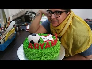 Cake Decorating Tutorial:Soccer cake decorating tutorial