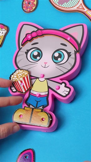 Milady’s Cinema Look! 🍿 Which outfit will she choose? 👗✨ #shorts | 44 Cats