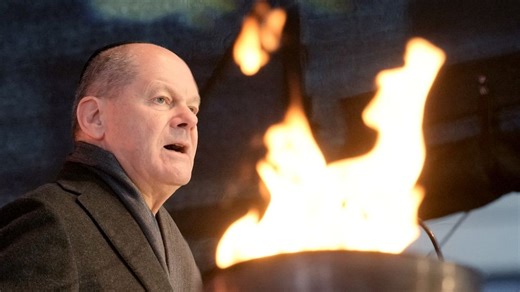 Video. German Chancellor Scholz lights first candle of Hanukkah in Berlin