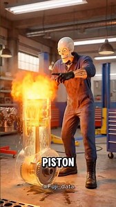 How a car engine actually works..🏎️