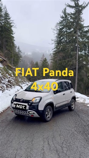 Fiat Panda 4x40 in the woods #fiat #snow #4x4 #panda4x4