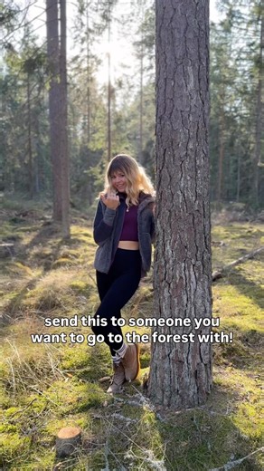 Hit like if you’d pick me as your forest buddy! 😋 #outdoor #hiking #woods #cutegirl #skinny