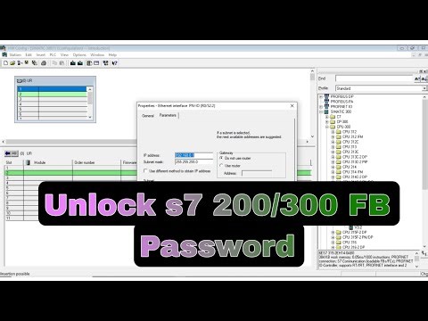 Unlock S7-200/300 fb Password | MMC Backup Method