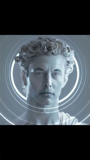 Elon Musk Transformed Into an Ancient Statue!