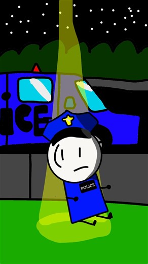 That's the sound of robbing a bank #animation #flipaclip