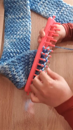 #fblifestyle Knitting loom for beginners step by step #knitting #crochet #scarf #knitting_loom_eljammari | Ouabd Zaina | Facebook