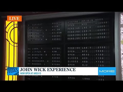 Checking out the John Wick Experience at AREA15