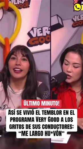 Así se vivió el temblor en el programa #VeryGood . #peru #viral #fyp #destacame Fyp parati riclatorrez riclatorre hollywood farandulaperuana magalytvlafirme magalymedina amoryfuego destacame americahoy lanochehabla evdlv elvalordelaverdad foryou fy viral Perú peruanos farandulalorcha destacados