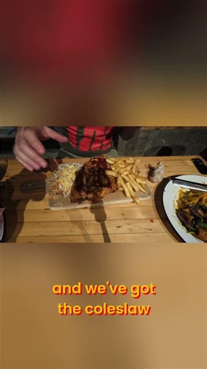 Wolf Street Food Ribs & Fries Delight #shorts