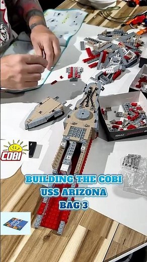 Speed Building the Cobi USS Arizona: A Tragic Tale of War (Bag 3)