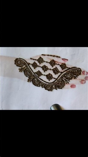 SIMPLE MEHNDI DESIGNS ❤️ #mehndi #design #mehndidesign #easymehndidesign