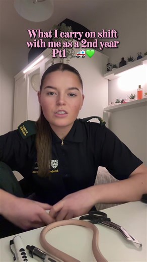 What a Student Paramedic Carries on Shift