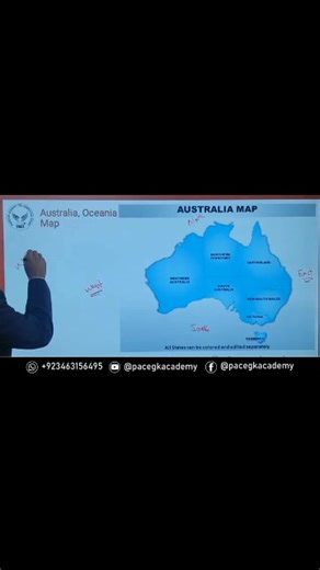 `Australia Continent |World Geography|Explained by Sir Rana M Aslam | PACE GK Academy` `For Complete Video Click` https://youtu.be/5R8vFSWR19Y?feature=shared *Visit Our Website for Free Preparation* *https://www.pacegkacademy.com* *Follow Our Whatsapp Channel for more updates* *https://whatsapp.com/channel/0029VaibioDC1FuDlzHwCe1h* | PACE GK Academy