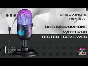 Aokeo USB Microphone with RGB – Gaming, Streaming & Podcasting, PC, Mac, PS4 5
