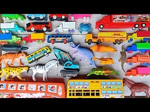 Mainan Mobil Mobilan Tayo Besar Truk Dhl School Bus Truk Kontainer Lobster Kuda Cheetah Badak Buaya