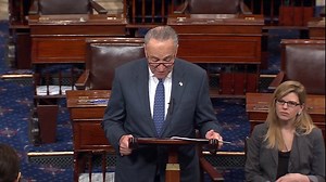 I spoke today on the Senate floor about the current spending bill negotiations, President Trump’s tax plan and the president’s broken promises on the economy and health care in his first 100 days. | Senator Chuck Schumer
