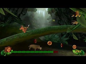 Disney's Tarzan Action Game (Easy) - Level #6 - Sabor Attacks