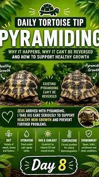 Daily Tortoise Tip #8 | What Is Pyramiding & Can It Be Reversed? 🐢