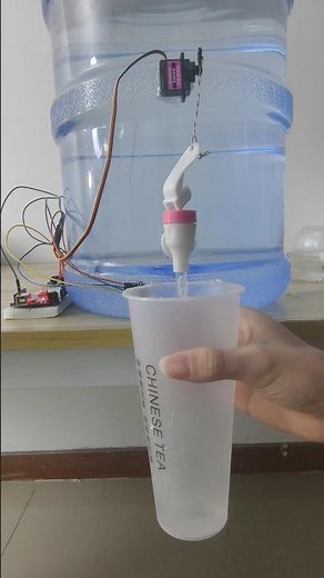Arduino-based Automatic Water Dispenser#diy