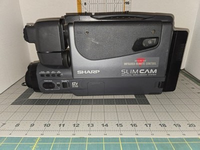 Vtg 1993 Sharp Super Cat's Eye  SLIMCAM VHS Video Camcorder VL-L63U 1X LUX | eBay