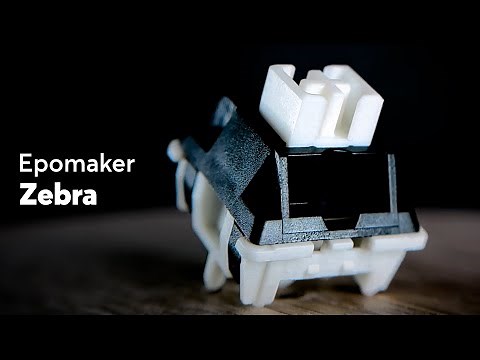 Epomaker Zebra Switches | Holy Smooth & Thocky Feel at a Budget Price!