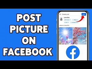 How To Post A Picture On Facebook 2024 | Post Photos On Facebook App