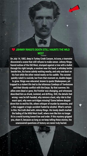 💔 Johnny Ringo’s Death Still Haunts The Wild West