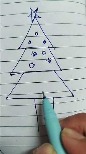 how to make Christmas tree in easy way.