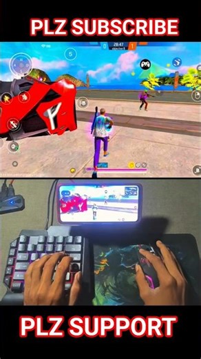 Mobile Player vs Keyboard Mouse 😱 Shocked Result! #freefire #mouse #gaming #keyboard #shorts