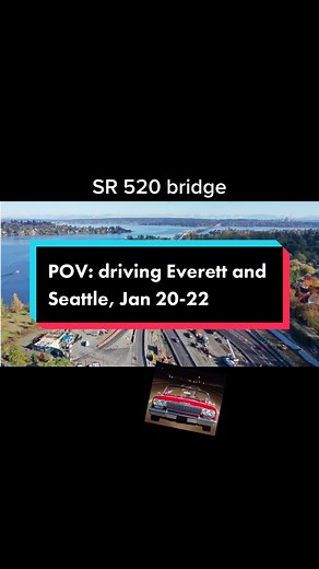 POV: you are driving around #Seattle and #everettwashington this weekend. (Jan 20-22, 2023) Link to Real Time Traffic Map in bio.#roadconstruction #seattlekraken #seattleinternationaldistrict #wsdot