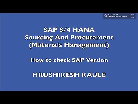 SAP S4 HANA - How to check SAP Version - SAPQuora.com