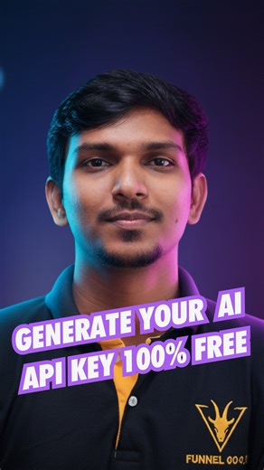 Funnels & Ads | Generate Your AI API Key for Free 🔑⚙💡 Want to connect your favorite AI tools, apps, or automation platforms? 🤖✨ It all starts with an API... | Instagram